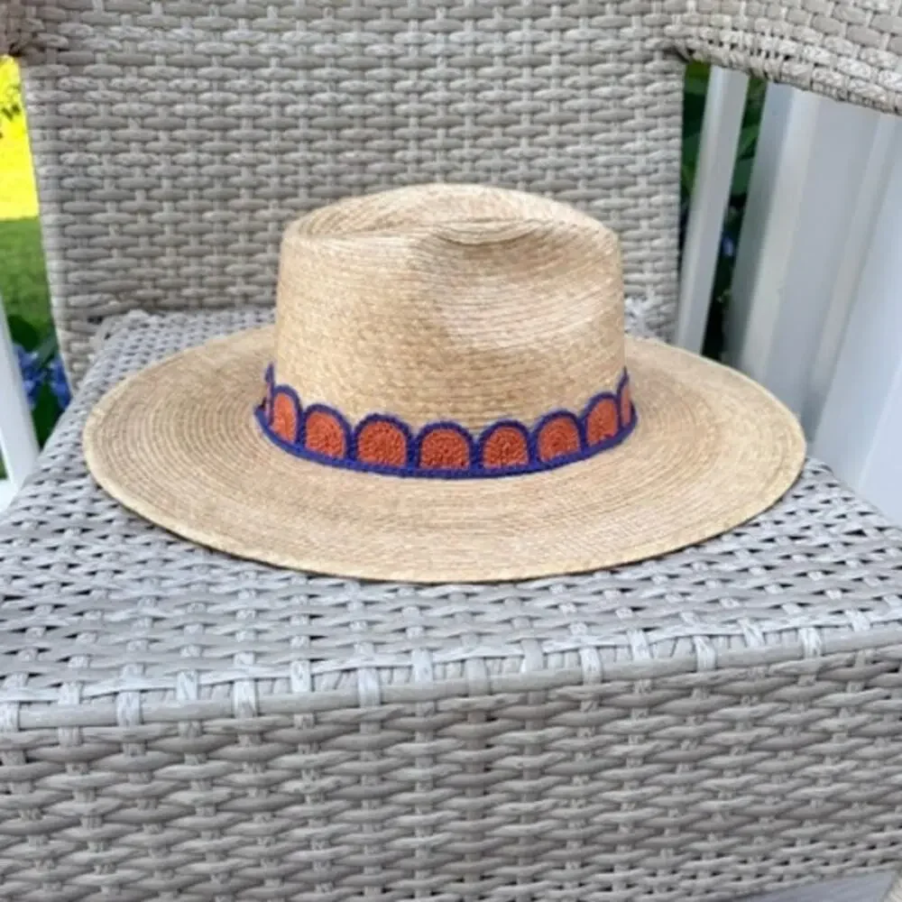 Sunshine Tienda Ingrid Crochet Palm Hat XL UPF 50+ Handmade Guatemala